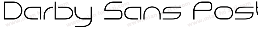Darby Sans Poster We字体转换